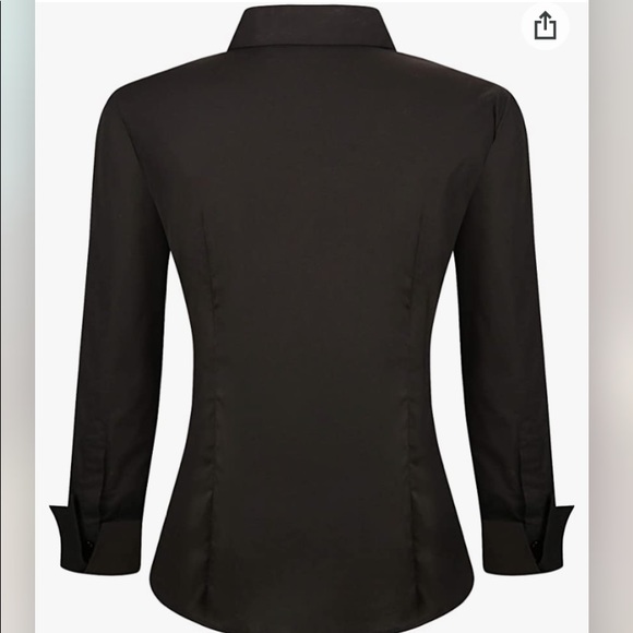 Womens Dress Shirts Regular Fit Long Sleeve Stretch Work Shirt ( BNIP ) - Picture 3 of 5